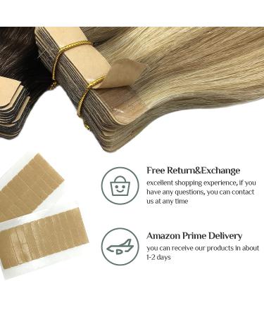 GOO GOO Double Sided Hair Extension Tape - Professional Grade Replacement Adhesive for Tape in Extensions (24pcs) - Buy Online on GoSupps.com