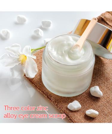 3PCS Mini Metal Makeup Spatula Set for Skincare - Reusable Facial Cosmetic Beauty Spoon - Buy Online on GoSupps.com