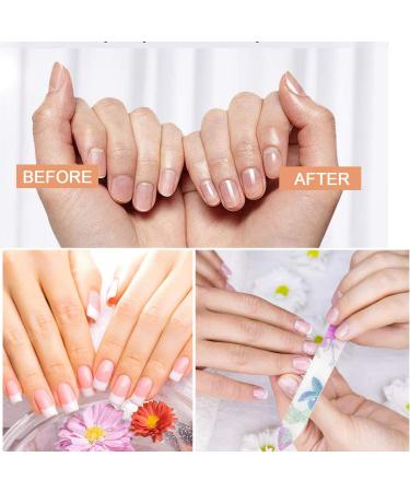 4 Pack Glass Nail Files - Crystal Double-Sided Manicure Set for Gentle Nail Care - Multi-Colored with Case - Perfect Gift for Women & Girls - Buy Online on GoSupps.com