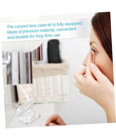 Gleavi Mirror 2 Sets - 8-Part Transparent Glasses Case & Portable Eye Care Container for Travel - Buy Online on GoSupps.com