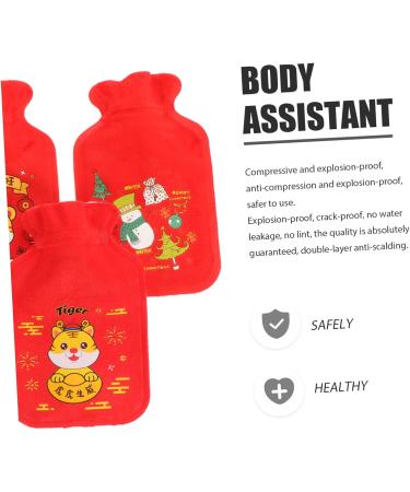 ABOOFAN 3S Hand Warmer Water Bottle - Mini Hot Water Bag for Cramps Feet & Warmth | Portable PVC Heating Solution - Buy Online on GoSupps.com