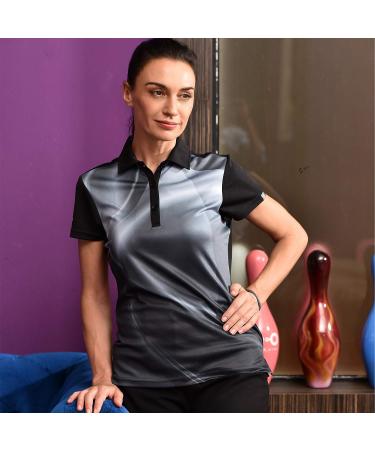 Savalino Women's Bowling Polo Shirt - Size S-3XL, XX-Large Black - Buy Online on GoSupps.com