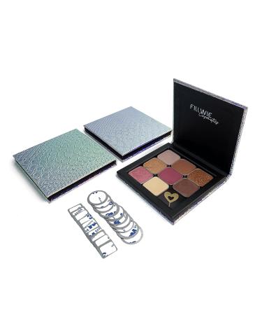 Buy Single Eyeshadow Magnetic Palette - 8 Color Soft Angelic Makeup Powder | Travel Size Metal Stickers Included - Buy Online on GoSupps.com