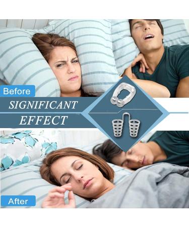 Silicone Magnetic Anti Snoring Devices - Snore Stopper & Nasal Dilators - Comfortable Solution for Men and Women - White - Buy Online on GoSupps.com