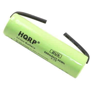 HQRP 3.7V Li-Ion Battery Compatible with Philips Sonicare HX6150 HX6902 HX6910 HX6911 HX6912 HX6932 HX6933 HX6952 HX6982 HX6311 FlexCare Platinum HX9170 HX9170/10 HX9110 HX8911 Toothbrush 49x14mm