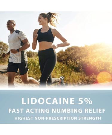 Curist 5% Lidocaine Cream Maximum OTC Strength Topical Pain Relief OTC - 12 oz (Pack of 2) XL Tube 5 Percent Lidocaine Numbing Cream to Numb Effectively (2 Pack - 6 oz Tube) - Buy Online on GoSupps.com