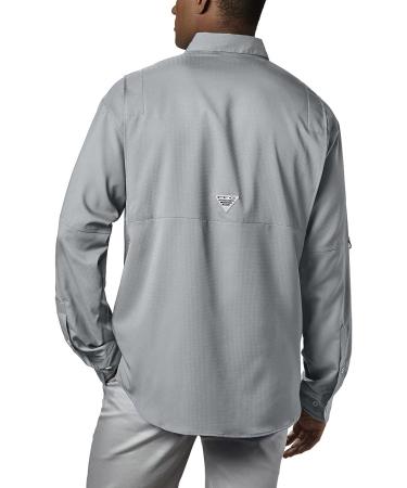 Columbia Tamiami II Long Sleeve Shirt - Cool Grey, Men's Large - Buy Online on GoSupps.com