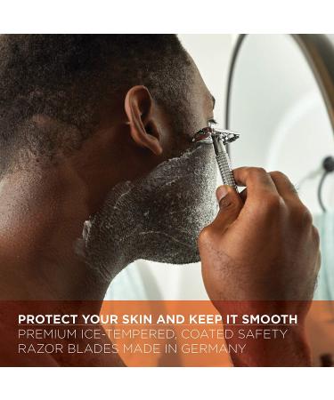 Van Der Hagen Safety Blades 5 Count - Premium Razor Blades for Smooth Shaving - Buy Online on GoSupps.com
