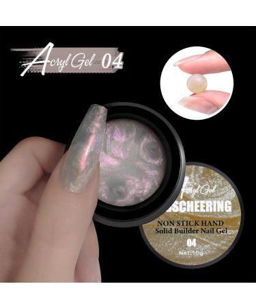 Solid Building Gel | Non-Sticky Gel Nail Glue UV Light Cured Long-Lasting Building Gel for Nails Gel Nail Glue for Beginners Home Salon Use Manicure Art Lencyh 04 - Buy Online on GoSupps.com