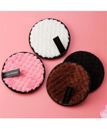 Reusable Makeup Remover Pads - Eco-Friendly Microfiber Cotton Cleansing Puff (4PCS) - Buy Online on GoSupps.com