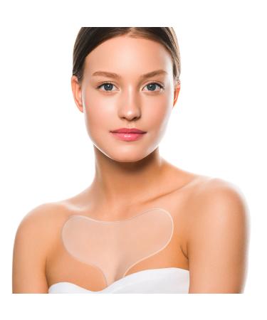 Chest Wrinkle Pads Anti Wrinkle Silicone Chest Patches Reusable And 100% Silicone Patches For Wrinkles Silicone Wrinkle Patches Overnight Chest Wrinkle Pads Sleeping Reusable