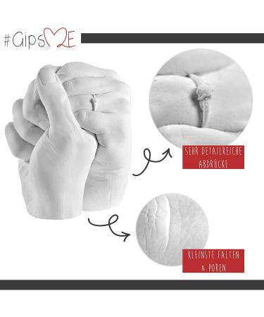 Buy GipsMe Alginate Impact Mass 450g - Quick-Drying Alginate Powder for 3D Body Impressions - Ideal for Babies & Adults - International Shipping Available - Buy Online on GoSupps.com