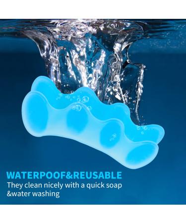 5 Pair Toe Separators for Foot Fitness and Balance - Correct Toes, Support Hammertoes and Bunions - Durable Spreaders for Sports, Yoga (5 in 1) - 5 Colors, 5pcs - Buy Online on GoSupps.com