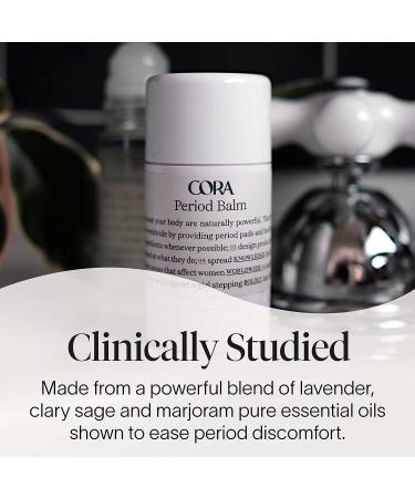 Cora Period Menstrual Cramp Relief Kit - Soothing Warmth Balm (1 oz) and Heat Relief Patch - Up to 8 Hours of Cramp Relief - Buy Online on GoSupps.com