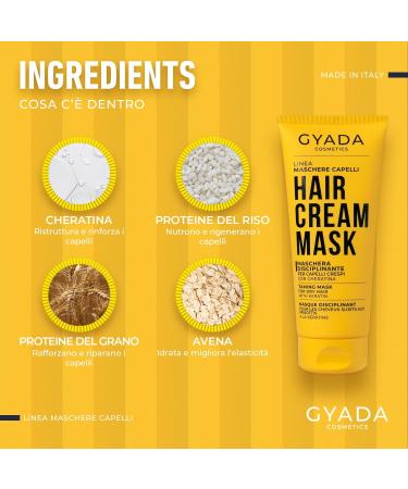  GYADA COSMETICS GYADA COSMETICS Disciplinating and Seductive Hair Mask 200 ml - Buy Online on GoSupps.com