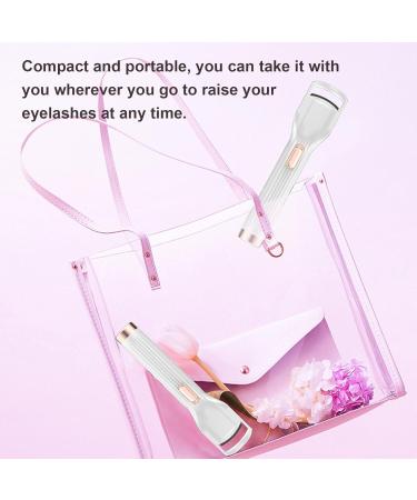 Lesunbak Heated Lash Curler | Rechargeable Eyelash Curler Heat for Eye Lashes | Long-Lasting Lash Styling Heater for Daily Commutes Working Dates Without Fan - Buy Online on GoSupps.com