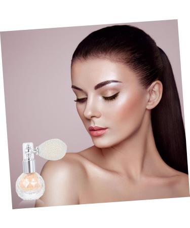 WOFASHPURET 1pc Body Air Bag Powder Hair Perfume Shimmering Face Powder Highlighter Sprayer Makeup Tools Glass Golden 1 count (Pack of 1) - Buy Online on GoSupps.com