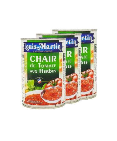 Louis Martin Pack of 3x Tomato Pulp with Herbs de Provence - Louis Martin - 400g box