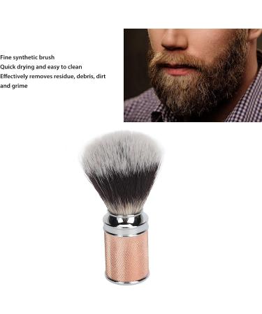 Men's Shaving Brushes - Nylon Hair Salon Brush Aluminum Alloy Handle Synthetic Foam Tool - Perfect Father's Day & Gift for Friends - Rose Gold - Buy Online on GoSupps.com