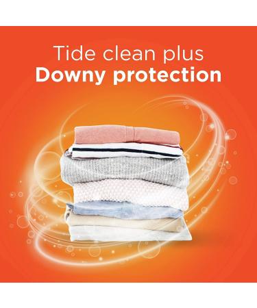Tide Plus A Touch of Downy Liquid Laundry Detergent - April Fresh 46 fl oz 29 Loads | International Shipping Available - Buy Online on GoSupps.com