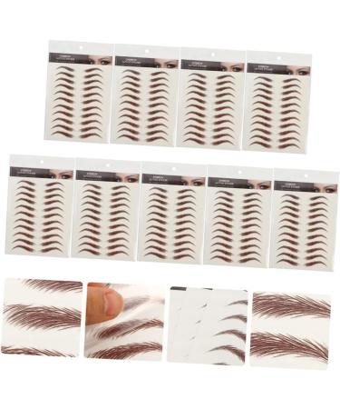 FRCOLOR 72 Sheets Waterproof Eyebrow Stickers Makeup Stickers Eyebrow Pen 6d Hair-like Eyebrows Stickers Gel - Buy Online on GoSupps.com