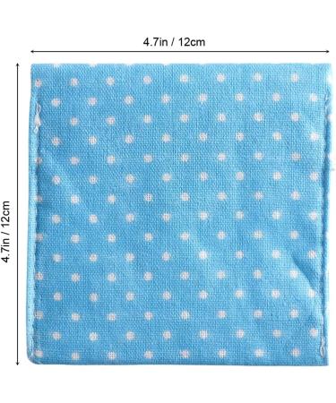 Cabilock Sky Blue Polka Dot Storage Pocket Organizer for Women | Stylish Sanitary Bag for Menstruation & Everyday Essentials - Buy Online on GoSupps.com