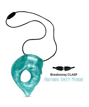 Mommy's Touch Ocean Blue Dolphin Silicone Chew - Gender Neutral Teething Necklace for Kids - Oral Sensory Chew Toy for Autistic Chewers - Chew Jewelry for Boys and Girls - Buy Online on GoSupps.com