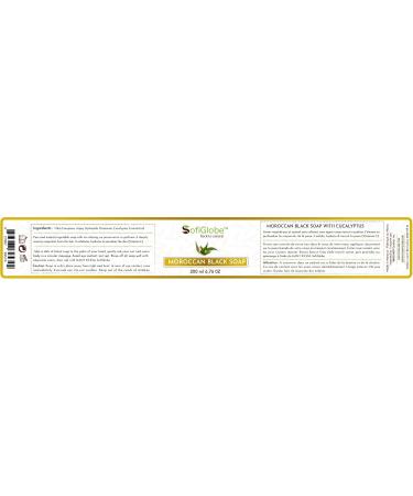 Buy Moroccan Black Soap with Eucalyptus Oil - Natural Exfoliating Cleanser for Glowing Skin - Buy Online on GoSupps.com