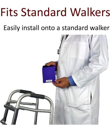 Crutcheze Walker Padded Hand Grip Covers - Made in USA | Moisture-Wicking & Washable | Orthopedic Accessories in Black - Buy Online on GoSupps.com