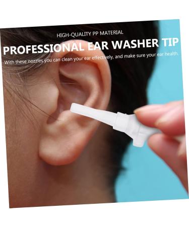 FRCOLOR 30pcs Practical Ear Nozzles for Ear Cleaning Food-Grade Replacement Tips for Earwax Removal White White 2.8X1.1X1.1CM - Buy Online on GoSupps.com