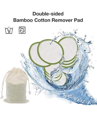 Gomice Facial Eye Wipes Washable Makeup Removing Wipes with Storage Bag | Facial Eye Wipes with Storage Bag and Skin-Friendly Makeup Remover Pads 1 sets - Buy Online on GoSupps.com