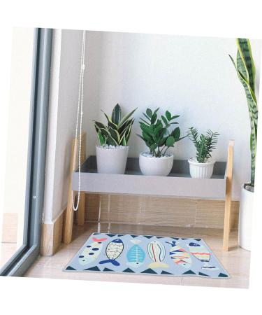 STOBAZA Water Absorbent Bath Mat Water Absorbing Bath Mat Floor Mat Carpet Absorb Water Shower Mat - Buy Online on GoSupps.com