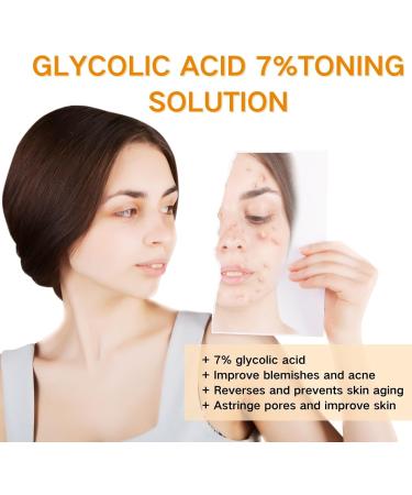 Glycolic Acid Toner Glycolic Acid 7% Toning Solution 240ml Glycolic Acid Toning Resurfacing Solution Glycolic Acid Serum Hydrating Toner for Blemishes And Acne Glycolic Acid 7% Exfoliating Toner - Buy Online on GoSupps.com