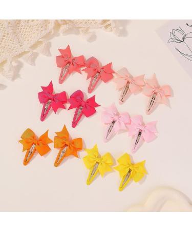 40PCS Snap Baby Hair Bows Clips for Girls - Grosgrain Ribbon 2 Inch Infant Barrettes for Newborns & Toddlers - Buy Online on GoSupps.com