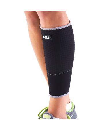 Black Mountain Products Therapeutic Warming Extra Thick Warming Calf Compression Sleeve, Black, Large