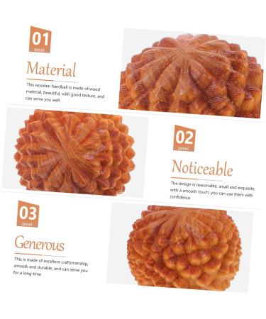 Buy Tovinanna 4-Piece Massage Globe Set - Handcrafted Wood Chinese Massage Balls for Relaxation & Exercise | International Shipping Available - Buy Online on GoSupps.com