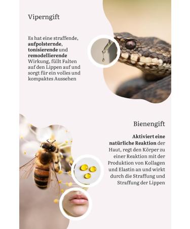 Dear D. Lip Plumper | 10ml Volumizing Balsam | Botox Effect with Bee Venom Snail Mucus & Hyaluronic Acid | Filler Cream for Fuller Lips - Buy Online on GoSupps.com