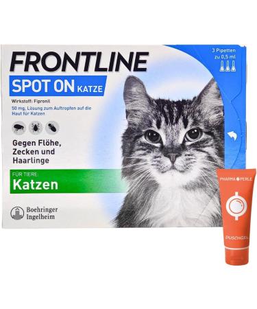 Buy Frontline Spot On for Cats - Effective Flea Tick & Parasite Protection | Savings Set Available! - Buy Online on GoSupps.com