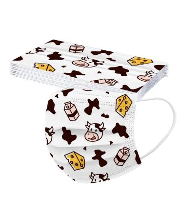 10/50 Pcs Children's Disposable Mask Cartoon Cartoon Print Mouth Scarf With Melt Blown Face_Mask Kids Mouth Nose Protection 10pcs-h Kids