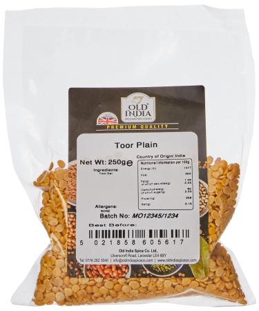 Old India Toor Plain 250g