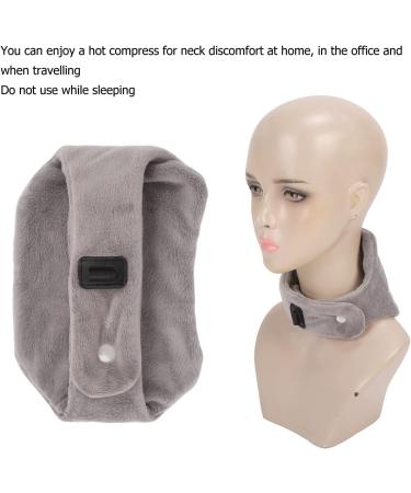 Neck Heating Pillow - Soft Fleece USB Heated Support for Neck Pain Stiffness & Cervical Spine Relief - Buy Online on GoSupps.com