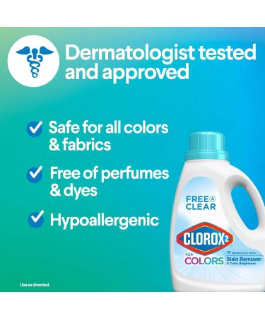 Clorox 2 Colors Liquid - 33 Ounces Unscented Stain Remover for White & Color Fabrics | International Shipping Available - Buy Online on GoSupps.com