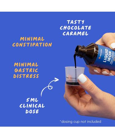 Hematex Liquid Iron Supplement 100mg - Polysaccharide Iron Complex for Anemia - Chocolate Caramel Flavor | Llorens Pharmaceutical - Buy Online on GoSupps.com