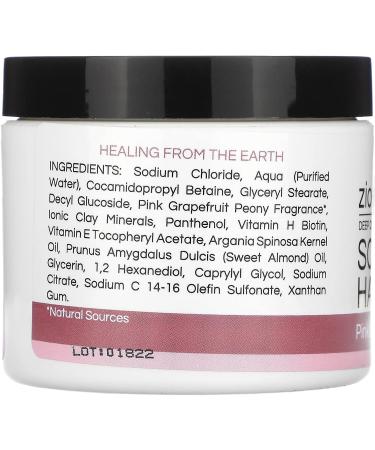 Zion Health Scalp & Hair Scrub with Biotin - Pink Grapefruit Peony 4 oz | Nourish & Revitalize Your Hair - Buy Online on GoSupps.com