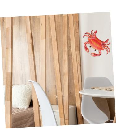 Cabilock 1pc Wall Decoration Pendant Outdoor Wall Art Wall Sticker Decor Decoration for Home Red Wrought Iron - Buy Online on GoSupps.com