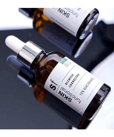 Skin Functional Blemish Corrector Serum 10% Niacinamide Sebum & Pores Minimizer Anti-Acne Anti-Ageing Skin Revival 30 ml - Buy Online on GoSupps.com