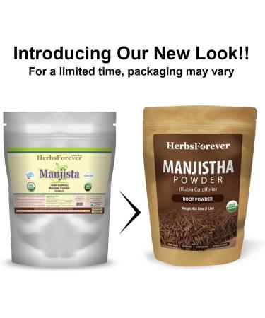 HerbsForever Manjistha Powder 454g - Skin Care Herb for Detox & Purification - Non GMO Organic Vegan - Buy Online on GoSupps.com