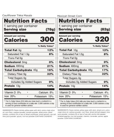 ZENB Yellow Pea Pasta Agile Bowl Variety Pack (6 Pack) - Gluten Free, Non-GMO, Vegan - 13g Protein, 9g Fiber - On the Go Meal - Buy Online on GoSupps.com