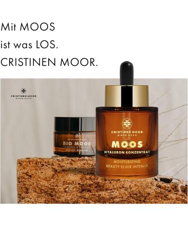  CristinenMoor MOOS Highly Dosed Concentrated Hyaluronic Serum 2.5% Natural Cosmetic Hyaluronic Acid CristinenMoor Anti-Wrinkle Soothing Serum - Buy Online on GoSupps.com