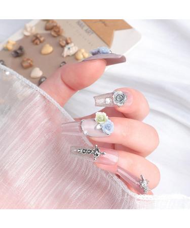 3D Flower Nail Charms 200 Pcs Colorful Acrylic Camellia Rose Flower Nail Art Charms Nail Rhinestones Gems Nail Accessories for DIY Nail Art Designs Jewelry Making (Multi-Colored A) - Buy Online on GoSupps.com